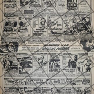CARTELERA DE CINE VINTAGE 15 JUNIO 1969 S