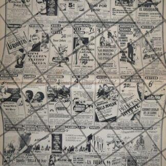 CARTELERA DE CINE VINTAGE 30 MAYO 1969 V