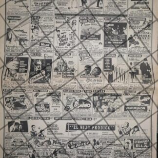 CARTELERA DE CINE RETRO 5 JULIO 1969