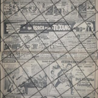 CARTELERA DE CINE RETRO 25 MAR 1969