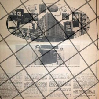 CARTEL PUBLICITARIO RETRO DE MONTERREY, HOTEL MONTERREY 1984