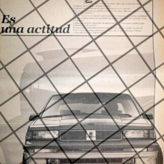 CARTEL RETRO AUTOS CUTLASS EUROSPORT 1987-88 1RA EDICION