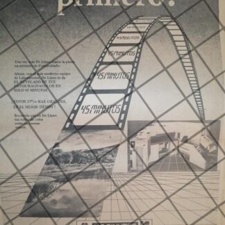 CARTEL PUBLICITARIO RETRO DE MONTERREY, TIENDA DELLANO 1984/6