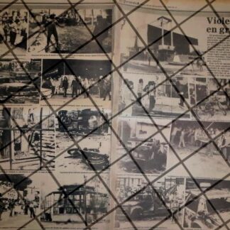 CARTEL RETRO. LOS DISTURBIOS DE MONTERREY DE 1984