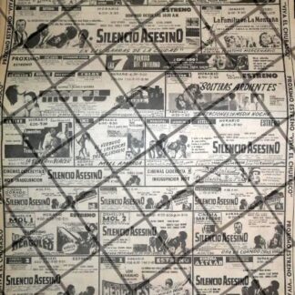 CARTELERA DE CINE RETRO DE MONTERREY 1984 MOTEL. HERCULES ETC