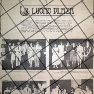 CARTEL RETRO. FIESTA EN EL LUOMO PLAZA, MONTERREY