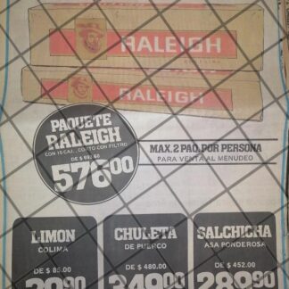 CARTEL PUBLICITARIO RETRO DE MONTERREY TIENDAS ASTRA 1984 2