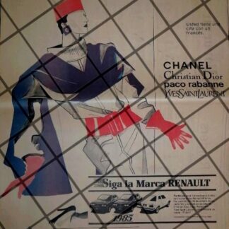 CARTEL PUBLICITARIO RETRO MONTERREY. TIENDAS LIVERPOOL 1984