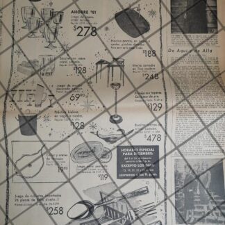 PUBLICIDAD RETRO. TIENDA SEARS 1964 TAM. POSTER /18