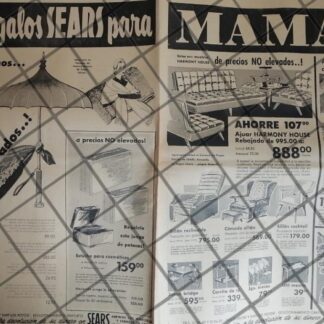 PUBLICIDAD RETRO. TIENDA SEARS 1954 TAM. D. POSTER /20