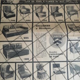 PUBLICIDAD RETRO EL PALACIO DE HIERRO 1954 /135 TAM POSTER RV