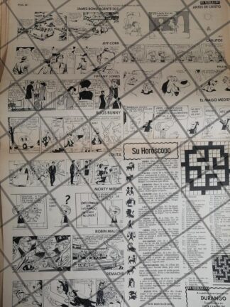 TIRA COMICA RETRO 30 MAYO 1969 TAM. POSTER RV