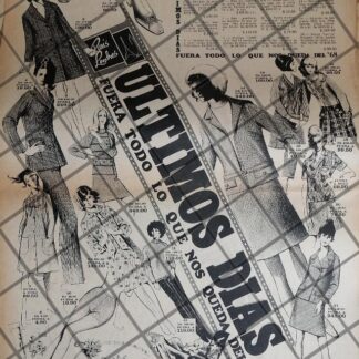 PUBLICIDAD RETRO. TIENDA PARIS LONDRES 1969 TAM. POSTER /6