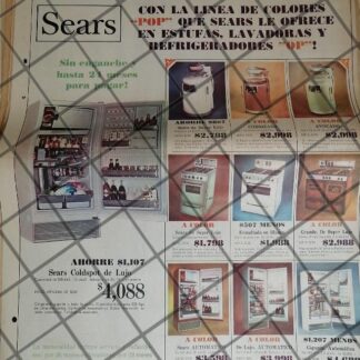 PUBLICIDAD RETRO. TIENDA SEARS 1969 TAM. POSTER /15