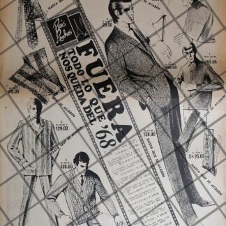 PUBLICIDAD RETRO. TIENDA PARIS LONDRES 1969 T. POSTER /3