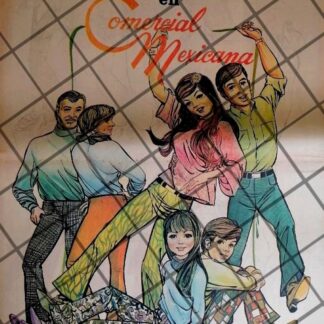 PUBLICIDAD RETRO TIENDA COMERCIAL MEXICANA 1969 /5 POSTER
