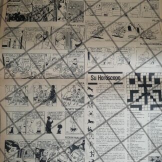 TIRA COMICA RETRO 17 FEBRERO 1969 T. POSTER