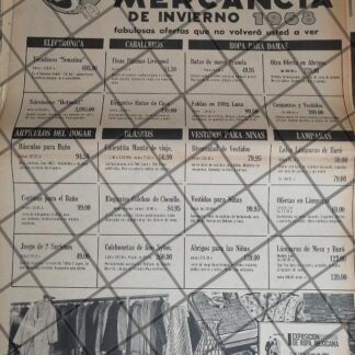 PUBLICIDAD RETRO TIENDA LIVERPOOL 1969 T. POSTER 96