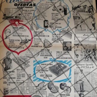 PUBLICIDAD RETRO TIENDA COMERCIAL MEXICANA PUE 1969 /4