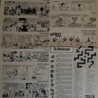 TIRA COMICA RETRO 2 AGOSTO 1969