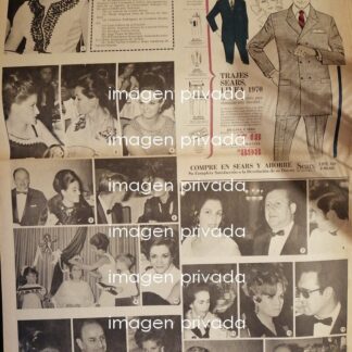 AFICHE RETRO ALTA SOCIEDAD CLUB BLANCO Y NEGRO PUEBLA 1969