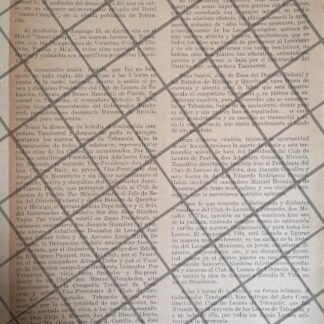 AFICHE RETRO INAUGURAN CLUB DE LEONES TEHUACAN 1944