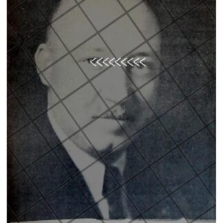 AFICHE RETRO CLUB DE LEONES. JOAQUIN GARZA Y GARZA 1944