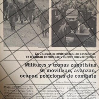 AFICHE ANTIGUO. LEVANTAMIENTO DEL E.Z.L.N 1994