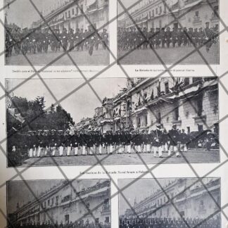 AFICHE ANTIGUO. DESFILE DEL 5 DE MAYO /1913