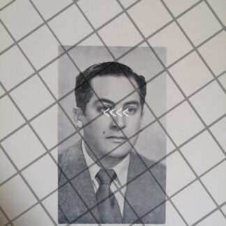 AFICHE ANTIGUO. LIC. GREGORIO TORRES PRAGA 1950