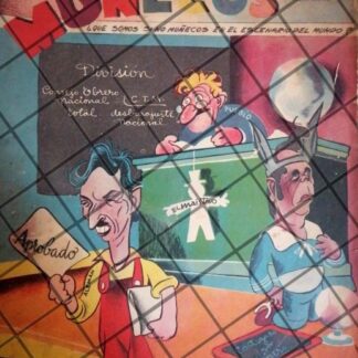 CARICATURA ANTIGUA. MIGUEL ALEMAN, POR CALOCA VALLE 1946