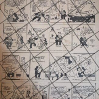 TIRA COMICA ANTIGUA. EDUCANDO A PAPA 1949