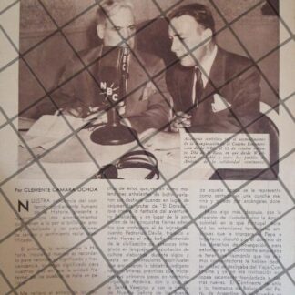 AFICHE RETRO INAUGURAN RADIO DIFUSORA N.B.C PANAMERICANA 1941