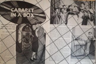 CARTEL PUBLICITARIO APARECEN LAS PRIMERAS ROCKOLAS 1950s