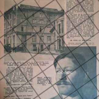 AFICHE ANTIGUO. EL MAYOR FRANCISCO CARDENAS 1934