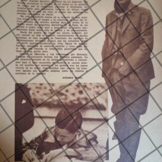 AFICHE ANTIGUO. LA MUERTE DE CESAR AUGUSTO SANDINO 1934