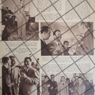 AFICHE RETRO DIRECTIVOS. ASEGURADORA LA PROTECTORA S.A 1941