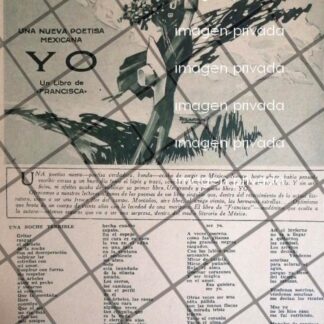 GRABADO ANTIGUO DE FERNANDO BOLAÑOS CACHO 1922