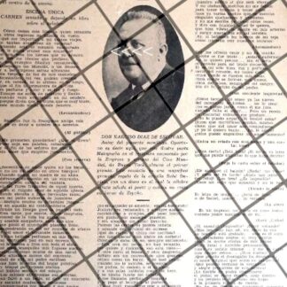 AFICHE RETRO INEDITO DE NARCISO DIAZ DE ESCOBAR 1931