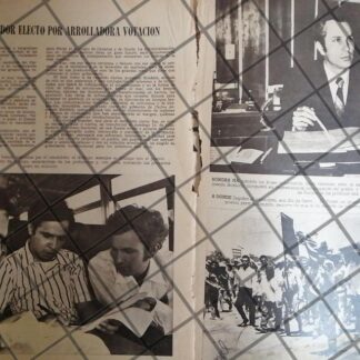 AFICHE RETRO. CARLOS ARMANDO BIEBRICH ELECTO, SONORA 1973