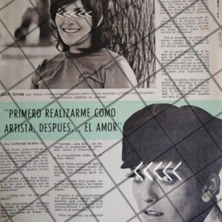 AFICHE ANTIGUO INICIOS DE LA ACTRIZ LUCY TOVAR 1973