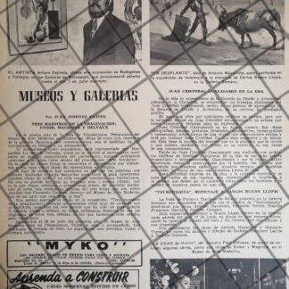 AFICHE ANTIGUO PINTOR ARTURO ESTRADA Y OTROS 1974