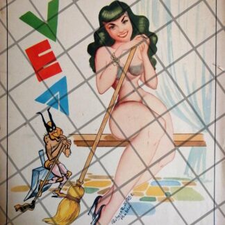 PORTADA ANTIGUA CARICATURA DE PACHECO R. PUEBLA 1953