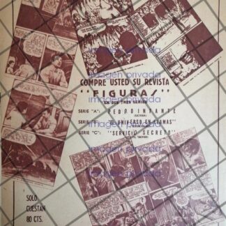 CARTEL PUBLICITARIO RETRO LANZAN REVISTA PEDRO INFANTE /N5