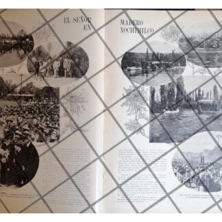 AFICHE ANTIGUO FRANCISO I. MADERO EN XOCHIMILCO 1911