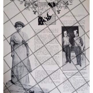 AFICHE ANTIGUO DOLORES RUBIN Y ESCANDON Y OTROS 1911 PR