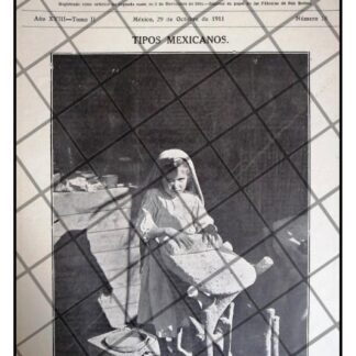 PORTADA ANTIGUA 1911 NIÑA INDIGENA DE CULIACAN LPR