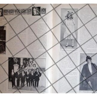 AFICHE ANTIGUO HOMENAJE EN EL ARBEU A FRANZ LISZT Y MAS 1911