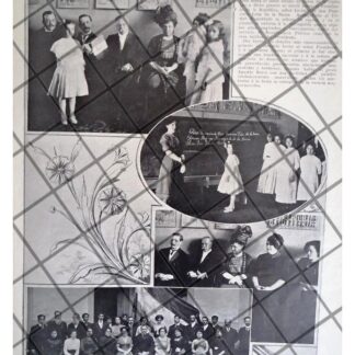 AFICHE ANTIGUO LEON DE LA BARRA. ESCUELA SORDO MUDOS 1911 LPR