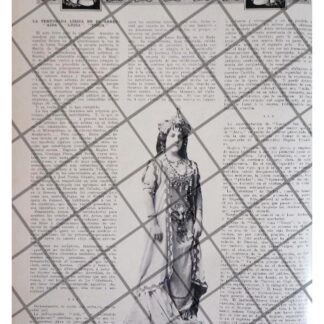 AFICHE ANTIGUO ESPERANZA MONTERO DE COLLADO, TEATROS 1911